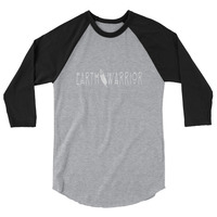 EARTH WARRIOR 3/4 sleeve raglan shirt UNISEX - Thumbnail 3