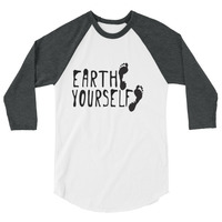 EARTH YOURSELF 3/4 sleeve raglan shirt UNISEX - Thumbnail 1