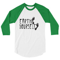 EARTH YOURSELF 3/4 sleeve raglan shirt UNISEX - Thumbnail 2