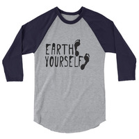EARTH YOURSELF 3/4 sleeve raglan shirt UNISEX - Thumbnail 9