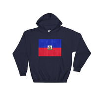Haiti design Hooded Sweatshirt graphic in the front - Thumbnail 3