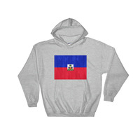 Haiti design Hooded Sweatshirt graphic in the front - Thumbnail 4
