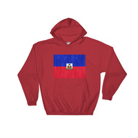 Haiti design Hooded Sweatshirt graphic in the front - Thumbnail 7