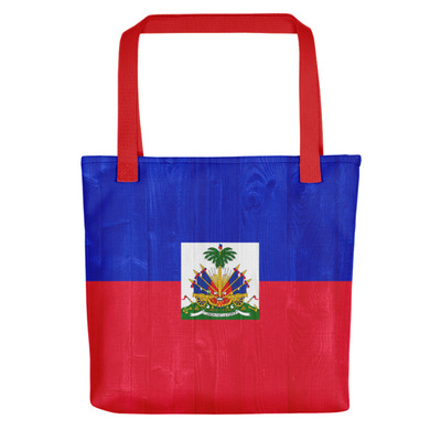 Haiti design tote bag