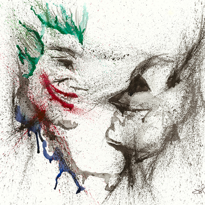 Batman / joker - print
