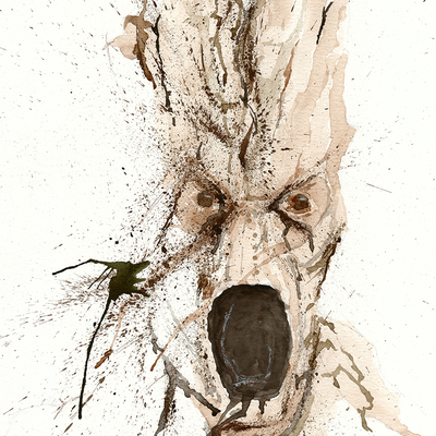 Groot angry - print