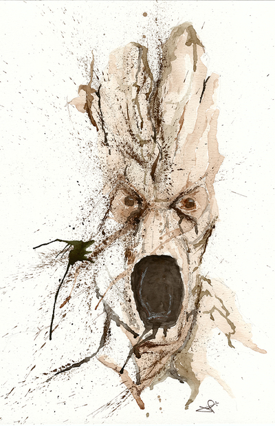 GROOT ANGRY - Print