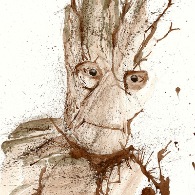 Groot happy - print
