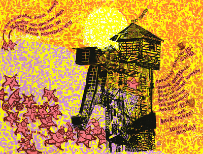 ANDREW WK FORT THUNDER SHOW POSTER