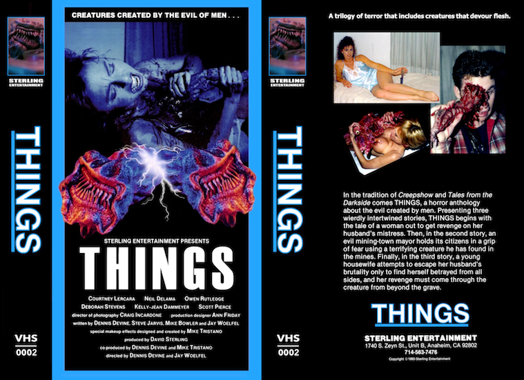 STERLING ENT SERIES 0002: THINGS (LIMITED) VHS · POSER ROT
