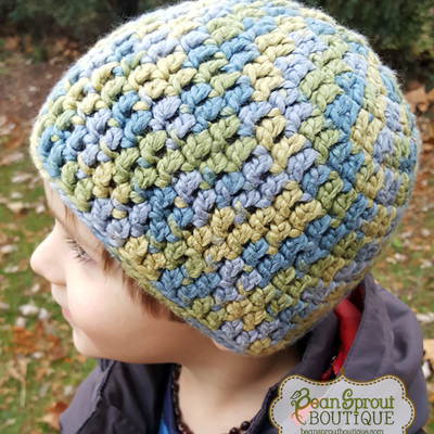 Organic cotton beanie (rts)