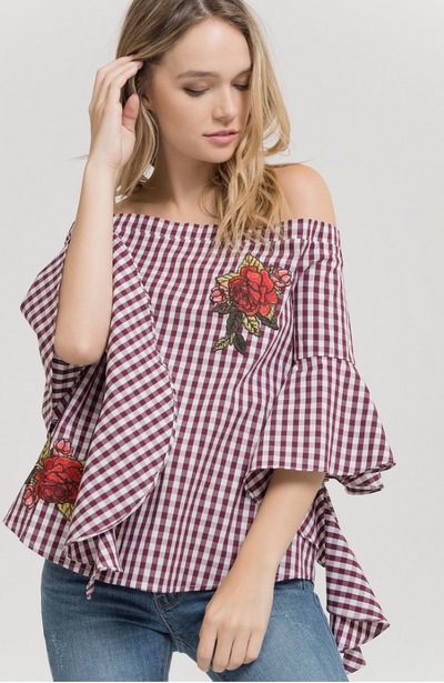 Remember That Time Plaid Blouse