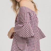 Remember That Time Plaid Blouse - Thumbnail 2