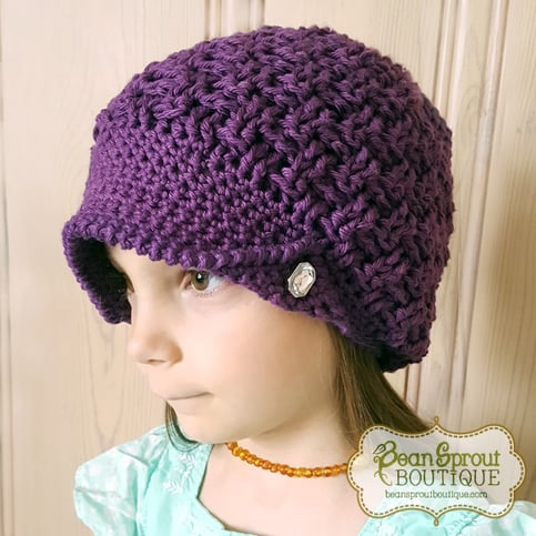 Texture Weave Slouchy Newsboy (RTS)