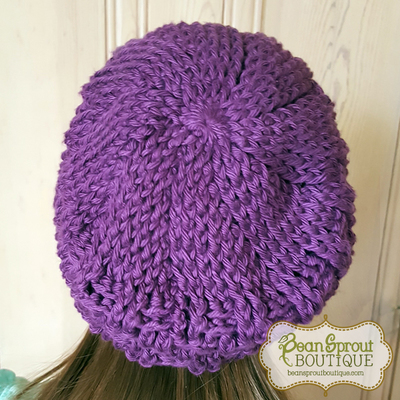 Texture weave slouchy newsboy (rts)