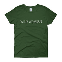 WILD WOMBAN Women's short sleeve t-shirt - Thumbnail 1