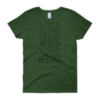 SISTERS UNITE Women's short sleeve t-shirt - Thumbnail 1