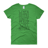 SISTERS UNITE Women's short sleeve t-shirt - Thumbnail 4