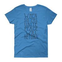 SISTERS UNITE Women's short sleeve t-shirt - Thumbnail 8