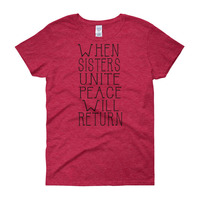 SISTERS UNITE Women's short sleeve t-shirt - Thumbnail 11