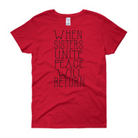 SISTERS UNITE Women's short sleeve t-shirt - Thumbnail 14