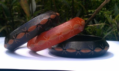 Wood Tribal Disk 