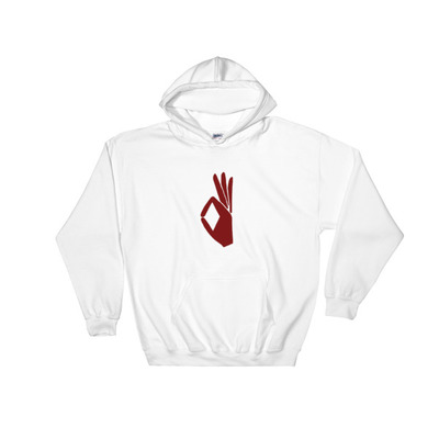 "the yo" white hoodie of kappa alpha psi