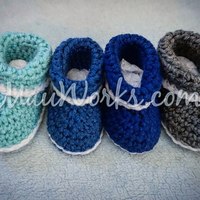 Baby Booties (1 pair) - Thumbnail 2