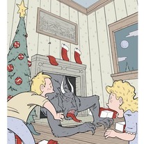 Krampus "be good" Print