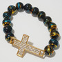Bling Cross Bracelet