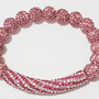 Pink Bling Bracelet w/Swarovski Accent