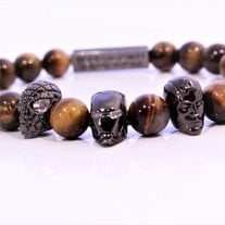 TIGER EYE WITH CAPTAIN AMERICA,IRON MAN AND SPIDER MAN BRACELET