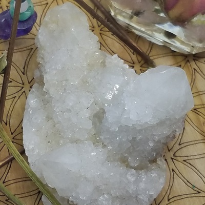 White spirit quartz cluster #2