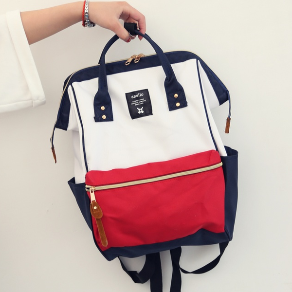 Color Block Travel Backpack, More Color Available
