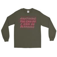 I Can Do Bleeding Unisex Long Sleeve T-Shirt (available in more colours) - Thumbnail 3