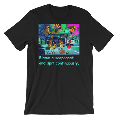 Short-Sleeve Unisex T-Shirt "Blame A Scapegoat"