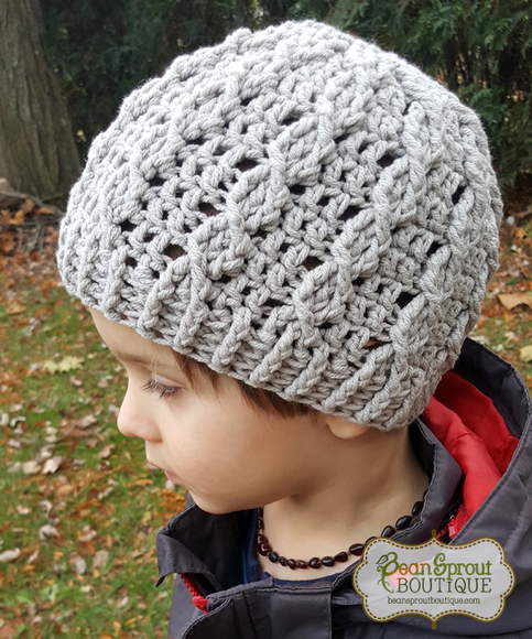 Cable Cross Beanie (RTS)