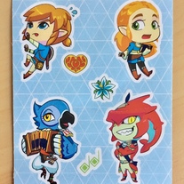 Breath of the Wild sticker sheet