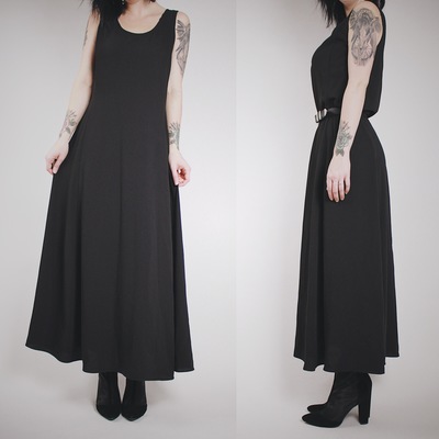 Reserved for erica.eyler - solstice - vintage 90s matte witch gown 