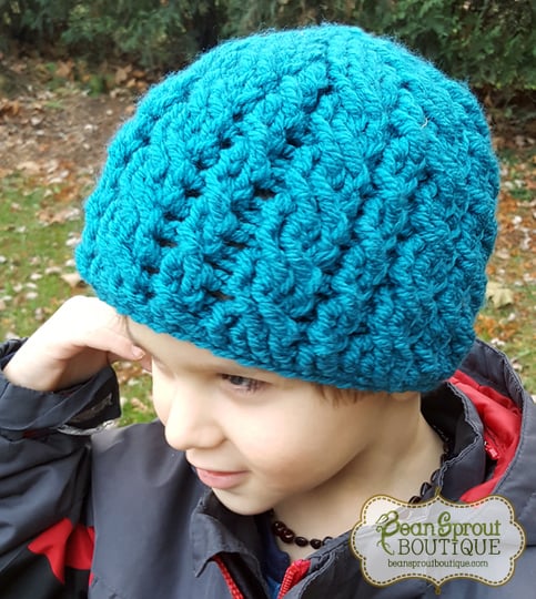 Chunky Double Cable Hat