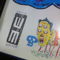 Blob Revelations Screen Print #3 Merm-FLOWER!! - Thumbnail 3