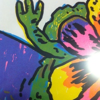 Blob Revelations Screen Print #3 Merm-FLOWER!! - Thumbnail 5