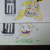 Blob Revelations Screen Print #1 Reptile-Lady-Thing! - Thumbnail 1