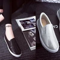 Beam Me Up Metallic Loafers - Thumbnail 4