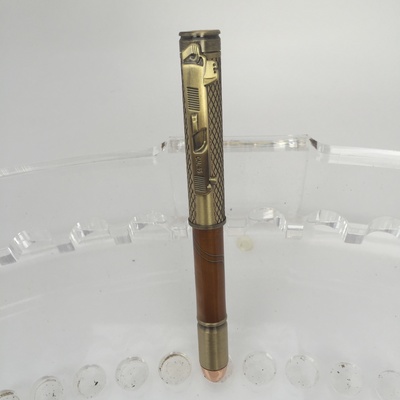 45 caliber pen (copper w/black acrylic) 