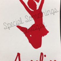 Custom Car decal-Cheerleader