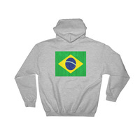 Brazil design Hooded Sweatshirt graphic on the back - Thumbnail 5