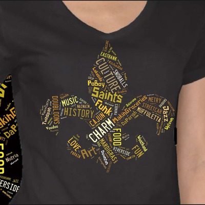 The "hawt' of new orleans ladies tee