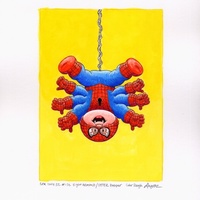 COLOR ROUGH Spiderman Garbage Pail Kids 2014 Series - Thumbnail 1
