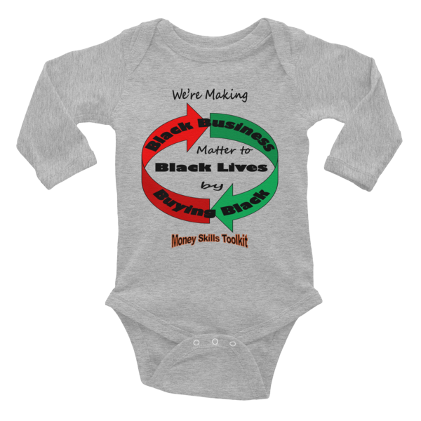 Infant bbdp long sleeve onesie bodysuit